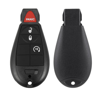 2009-2020 Jeep Chrysler Dodge / 4-Button Fobik Key / PN: 05026886AI / IYZ-C01C / Keyless Go Fobik (AFTERMARKET)