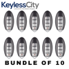 10 X 2007-2015 Nissan / Infiniti / 4-Button Smart Key / KR55WK48903 (9622) / (AFTERMARKET) (BUNDLE OF 10)