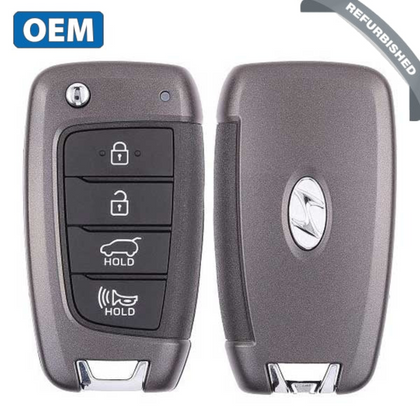 2019-2020 Hyundai Veloster 4 Button Flip Key / 433MHz / 95430-J3010 / SY5IGRGE04 (OEM Refurbished)