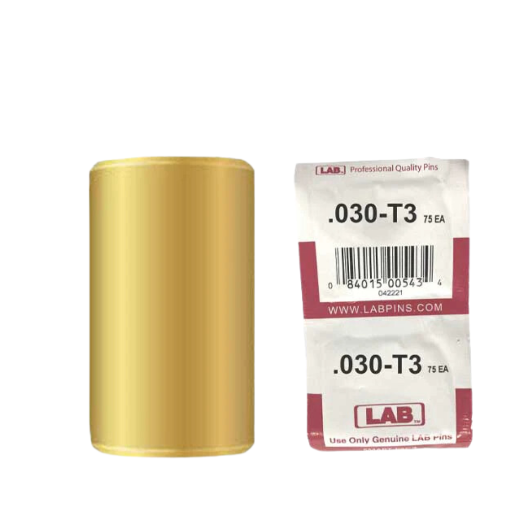 LAB - .003 - Universal Top Flat Pins - Size .030 - 030S4 - Smart-Pac o ...