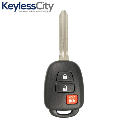 2012-2017 Toyota Prius / 3-Button Remote Head Key / HYQ12BDM (G Chip) (AFTERMARKET)