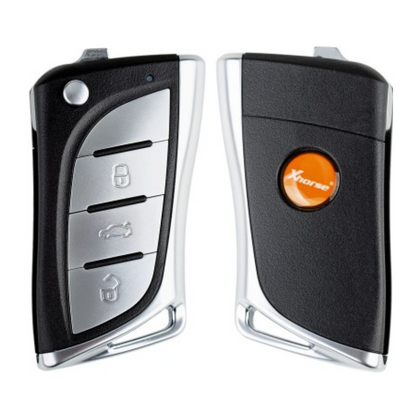 Xhorse XELEX0EN VVDI Super Remote / Lexus Style / 3-Button Universal Flip Key / XT27 XT27A66 Super Chip For VVDI Tools