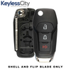 2014-2017 Ford F-Series Flip Key SHELL For N5F-A08TAA (AFTERMARKET)