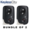 2 X 2005-2008 Lexus / 4-Button Smart Key / PN: 89904-30270 / HYQ14AAB (0140 Board) (AFTERMARKET) (BUNDLE OF 2)