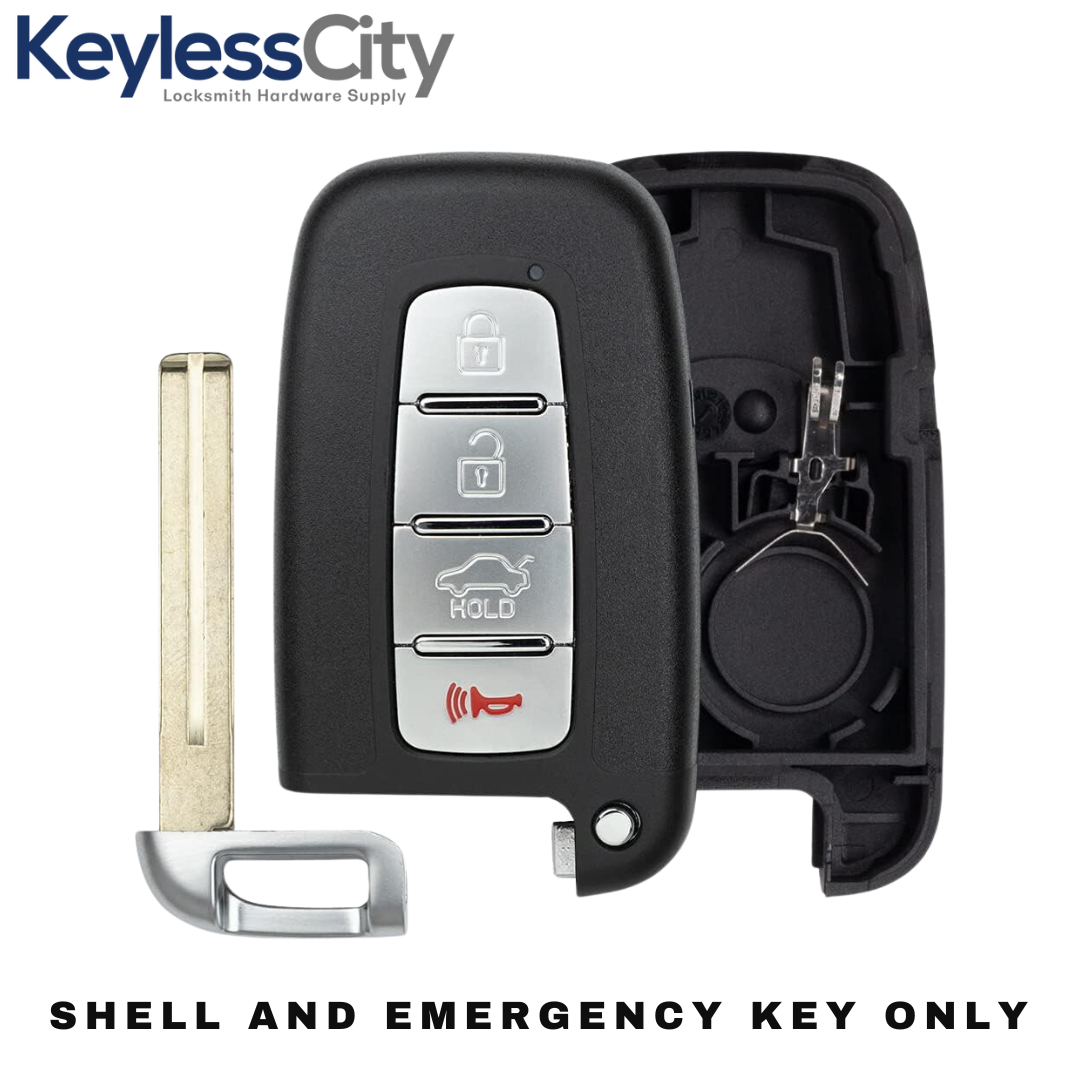 Kia Key Shell 2009-2015 Hyundai Kia / 4-Button Smart Key SHELL / SY5HMFNA04 (AFTERMA ...