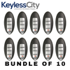 10 x 2013-2016 Nissan / Infiniti / 4-Button Smart Key / KR5S180144014 / IC 014 (AFTERMARKET) (BUNDLE OF 10)