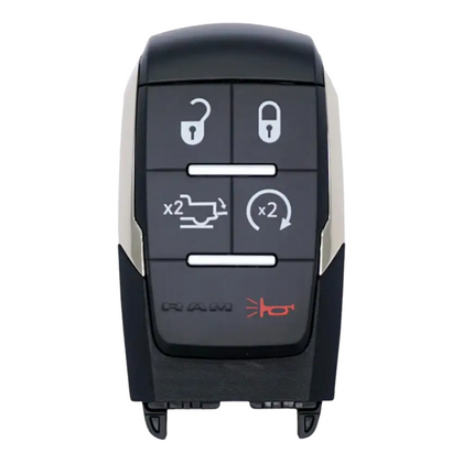 2019-2024 Dodge RAM 2500, 3500 Longhorn / 5-Button Smart Key / PN: 68575430AA / GQ4-76T (OEM)