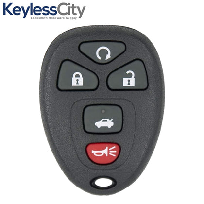 2004-2013 GM / 5-Button Keyless Entry Remote / PN: 22733524 / KOBGT04A (AFTERMARKET)