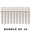 10 X KEYDIY - HY15 - Flip Key Blade - #33 - For Xhorse / Keydiy Universal Remote Flip Keys (BUNDLE OF 10)