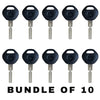 10 X 1995-2003 BMW (4-Track) EWS - HU58W/S7BW Transponder Key (PCF7935 44 Chip) (AFTERMARKET) (BUNDLE OF 10)