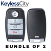 2 X 2015-2018 Kia Sorento / 4-Button Smart Key / PN: 95440-C6000 / TQ8-FOB-4F06 (UM) (AFTERMARKET) (BUNDLE OF 2)