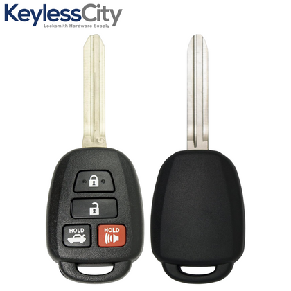 2012-2014 Toyota Camry / 4-Button Remote Head Key / PN: 89070-06420 / HYQ12BDM (G Chip) / (AFTERMARKET)