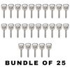 25 X Ilco - B102 - P1113 - GM - Metal Key Blank (BUNDLE OF 25)