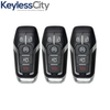 3 X 2013-2018 Ford / 5-Button Smart Key SHELL For M3N-A2C31243800, M3N-A2C31243300 (AFTERMARKET) (Bundle of 3)