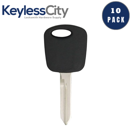 10 X Ford Lincoln Mercury Mazda H72 Transponder Key (4C) (AFTERMARKET) (BUNDLE OF 10)