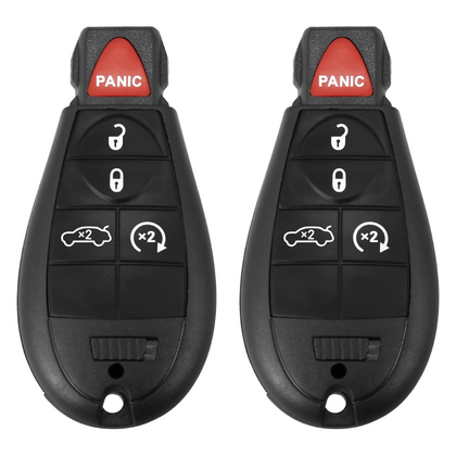2 X 2008-2013 Chrysler Dodge / 5-Button Fobik Key / M3N5WY783X (AFTERMARKET) (BUNDLE OF 2)