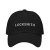 Sun Visor Hat with Locksmith Logo - Black Color