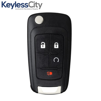 2010-2019 GM / 4-Button Flip Key / PN: 20873622 / OHT01060512 (AFTERMARKET)