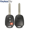 2013-2021 Toyota RAV4 Highlander / 3-Button Remote Head Key / GQ4-52T (H Chip) (AFTERMARKET)