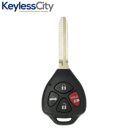 2007-2010 Toyota Camry Corolla / 4-Button Remote Head Key / 89070-06231 / HYQ12BBY (4D67 Chip) (AFTERMARKET)