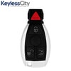 1997-2014 Mercedes Benz / 4-Button Fobik Key / IYZ-3312 / 315 MHz (Single Battery) (AFTERMARKET)