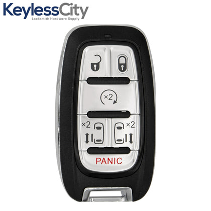 2017-2021 Chrysler Pacifica / Voyager / 6-Button Smart Key / No KeySense / PN: 68241532AC / M3N-97395900 (AFTERMARKET)