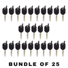 25 X 2000-2020 Ford Lincoln Mazda / H84 H92 Transponder SHELL (Aftermarket)(Bundle of 25)
