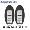 2 X 2013-2024 Nissan Armada / 5-Button Smart Key / CWTWB1G744 (AFTERMARKET) (BUNDLE OF 2)