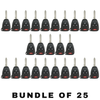 25 X 2004-2016 Chrysler / Jeep / Dodge / 4-Button Remote Head Key Shell / Y159 / OHT692427AA (Bundle of 25)