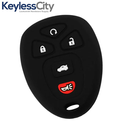 2006-2013 Buick Cadillac Chevrolet / 5-Button Remote Keyless Entry Key Silicone Cover / OUC60270 (AFTERMARKET)