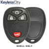 2007-2017 GM / 4-Button Keyless Entry Remote SHELL / PN: 22936098 / OUC60270 / Black (AFTERMARKET)