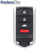 2009-2014 Acura TL / 4-Button Smart Key / PN: 72147-TK4-A71 / M3N5WY8145 (AFTERMARKET)