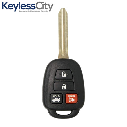 2016-2017 Scion FR-S Toyota 86 / 4-Button Remote Head Key / PN: SU003-05282 / HYQ12BEL / G Chip (AFTERMARKET)