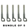 5 X 2013-2021 Ford Lincoln / Emergency Key Blade / HU101 / PN: 164-R7992 (AFTERMARKET) (BUNDLE OF 5)