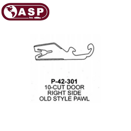 1987-1994 Ford / H54 / 10 Cut / Right Pawl For Passenger Door Lock / P-42-301 (ASP)
