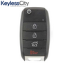 2014-2019 Kia Soul / 4-Button Flip Key / Gen 2 PS / PN: 95430-B2100 / OSLOKA-875T (AFTERMARKET) ﻿