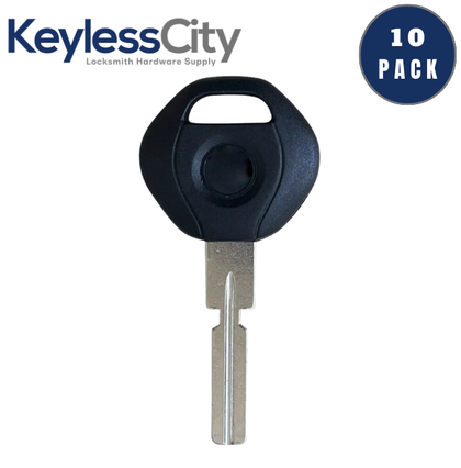10 X 1995-2003 BMW (4-Track) EWS - HU58W/S7BW Transponder Key (PCF7935 44 Chip) (AFTERMARKET) (BUNDLE OF 10)