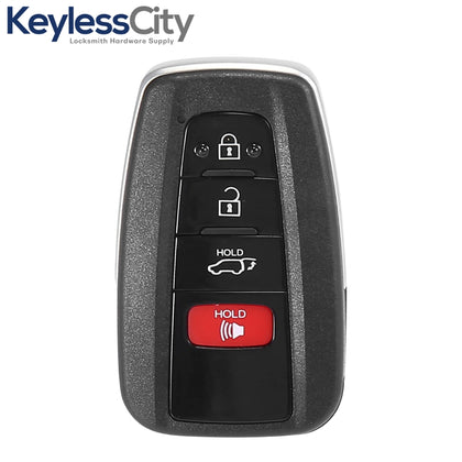 2019-2020 Toyota RAV4 / 4-Button Smart Key / HYQ14FBC / 0351 (AFTERMARKET)