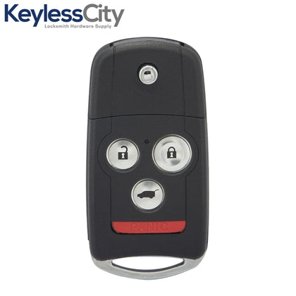 2007-2013 Acura MDX RDX / 4-Button Flip Key / PN: 35111-STX-326 / N5F0602A1A (AFTERMARKET)