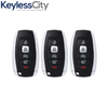 3 X 2018-2020 Lincoln Navigator / 5-Button Smart Key Shell / PN: 164-R8226/ M3N-A2C940780 (Bundle of 3)