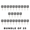 25 X 1999-2011 Volvo / Transponder Key SHELL / S66NN (AFTERMARKET)(Bundle of 25)