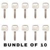 10 X Ilco - TR47 - X217 - Toyota - Metal Key Blank (BUNDLE OF 10)