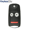 2007-2013 Acura MDX RDX / 3-Button Flip Key / PN: 35111-STX-327 / N5F0602A1A (AFTERMARKET)