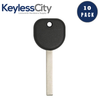 10 X 2010 - 2019 GM B119 Transponder Key (AFTERMARKET) (BUNDLE OF 10)
