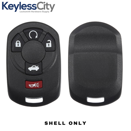 2005-2007 Cadillac STS / 5-Button Keyless Entry Remote SHELL / M3N65981403 (AFTERMARKET)