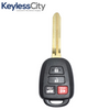 2014-2018 Toyota RAV4 Highlander / 4-Button Remote Head Key / GQ4-52T (H Chip) 314.4Mhz (AFTERMARKET)