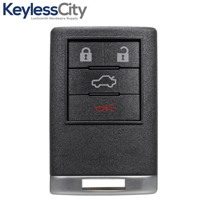 2008-2016 Cadillac CTS DTS / 4-Button Keyless Entry Remote / PN: 22889449 / OUC6000066 (AFTERMARKET)