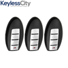 3 X 2007-2015 Infiniti / 4-Button Smart Key SHELL / KR55WK48903 KR55WK49622 (AFTERMARKET)(Bundle of 3)