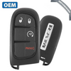 2013-2018 RAM 4 Buttons Smart Remote Key / 433MHz / 68159656AF / GQ4-54T (OEM Refurbished)