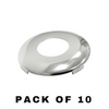 10 x 1972-1993 Mazda / Face Cap for Door Lock / Chrome / P-20-211 (ASP) (Pack of 10)